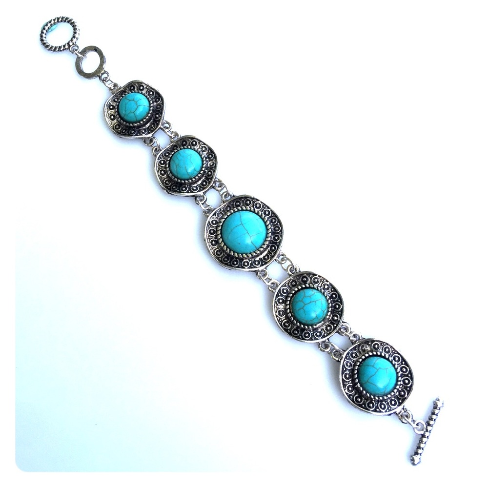 Faux Turquoise Bracelet